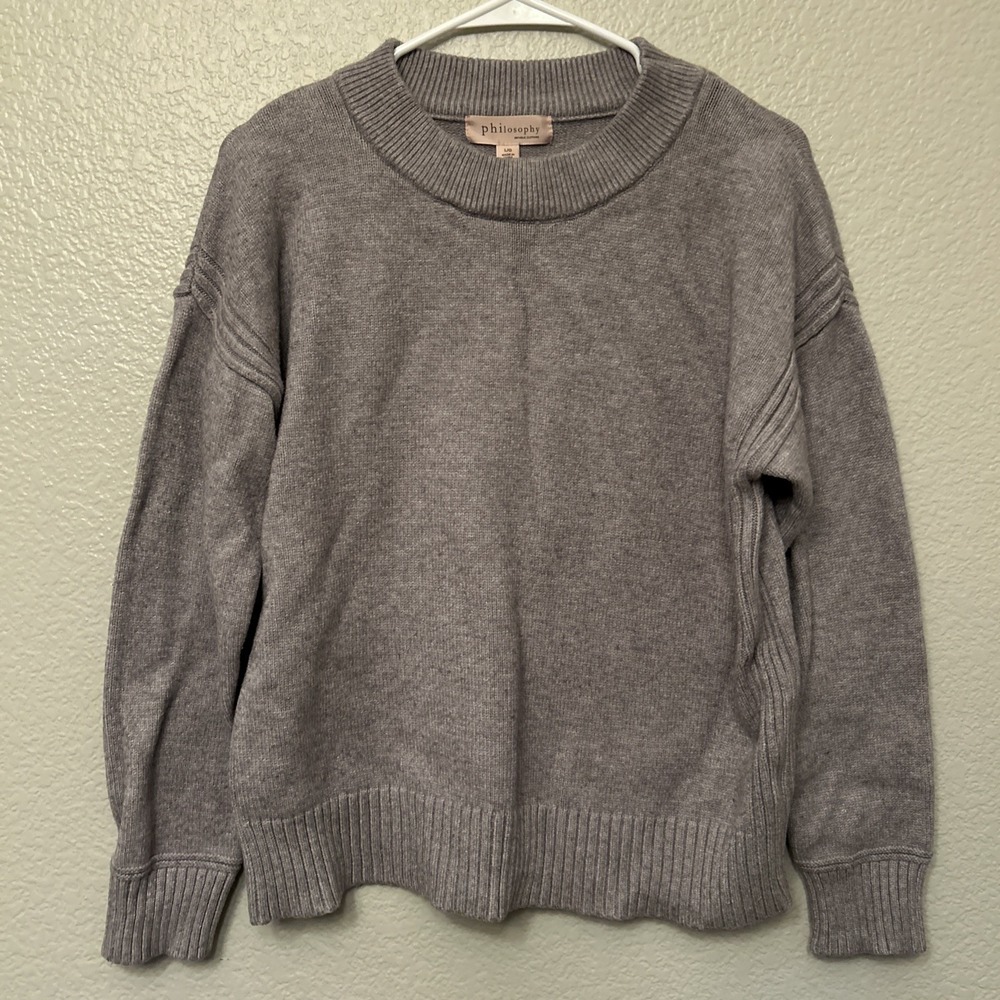 Philosophy Long Sleeve Knit Sweater - Womens Size Large